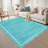 Bordered Design Machine Washable Rug with Rubber Backing for Living Room Modern Non-Slip Dining Room Rug Easy-Cleaning Floor Carpet for Bedroom-137413925-139528984