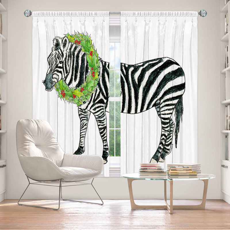 Paire de rideaux occultant en polyester Abreanna, L 40 po x L 82 po