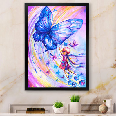 Girl With Butterflies " Girl With Butterflies "