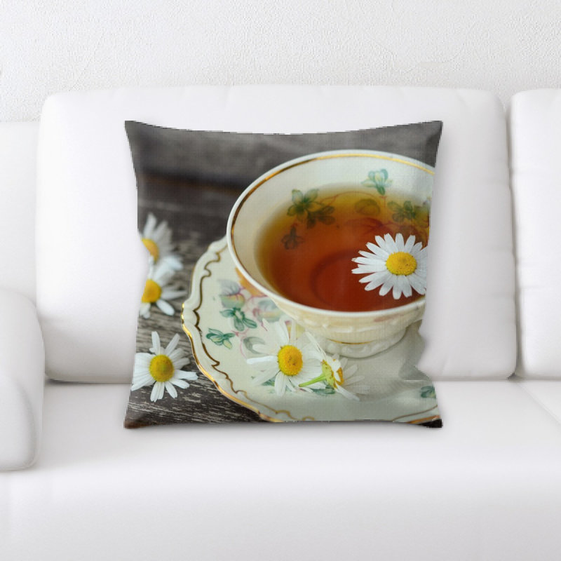Coussin décoratif en tasse