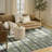 Maridee Green Blue Modern Indoor Rug-398139371