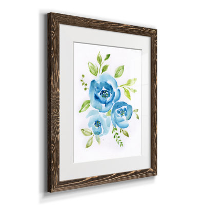 Blue Morning Bouquet II - imprimé