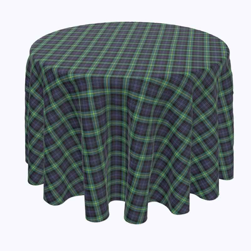 Reem Tartan Tablecloth, 102" x 102"