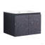 Meuble-lavabo mural 24 po avec lavabo en céramique et porte d'armoire à fermeture en douceur, ensemble KD