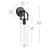 1-E26 40W Black Glass Shade Wall Sconces