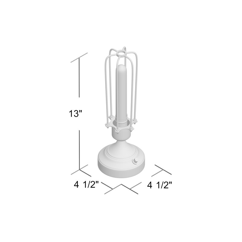 Lampe de table 13 po Amirah, Laiton Noir / bruni