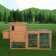 Auggie 21.4 Square Feet Walk In Chicken Coop with Chicken Run For Up To 5 Chickens