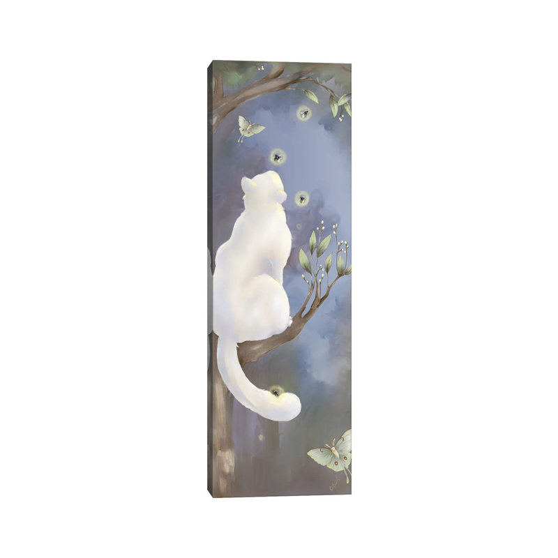 Fireflies - Panoramic Print on Canvas, Wrapped Canvas, 121.92 cm H x 40.64 cm W x 1.91 cm D