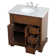 Hermes 32'' Single Bathroom Vanity with Marble Top