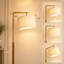 Lampe sur pied moderne en bois massif 65 "avec bras réglable 65"-1632117298