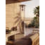 Chauffe-terrasse Lava Heat Italia Opus Lite - noir martelé, propane liquide-129678413-129678415