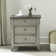Lit de rangement, commode et miroir, table de chevet Cathleen