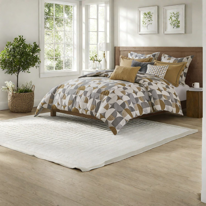 Oversized King Bedding Sets, Polyester Jacquard Modern Luxury For Home