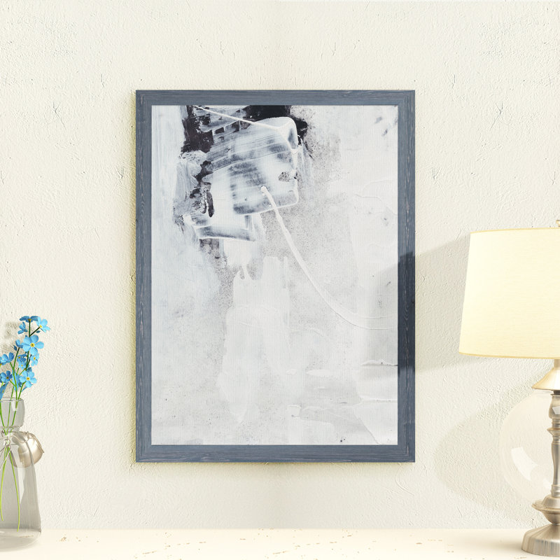 «Fire and Ice I» par Paul Cezanne - reproduction d'art encadrée, H 32 po x l 44 po x P 1,3 po, Toile avec cadre gris