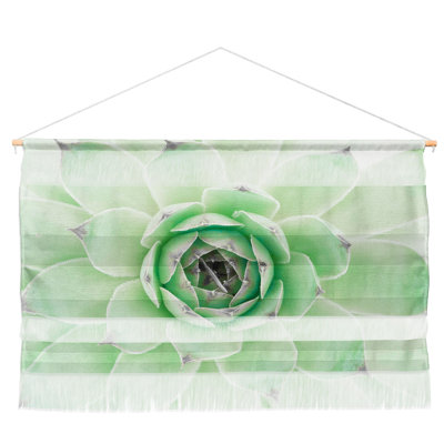 Suspension murale menthe succulent par emanuela carratoni