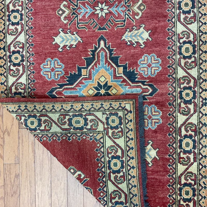 Handmade Super Kazak Wool Rug