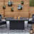 Calvin 52" Rectangle Metal Propane Fire Pit Table With Hidden Tank in Black Coral by Real Flame