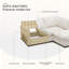Canapé modulaire 2 places avec rangement caché et repose-pieds-331557884