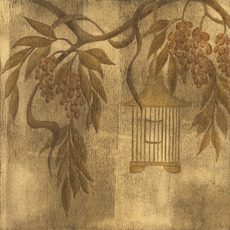 Wisteria Vines II - Wrapped Canvas Painting, 76cm H x 76cm W x 3.8cm D