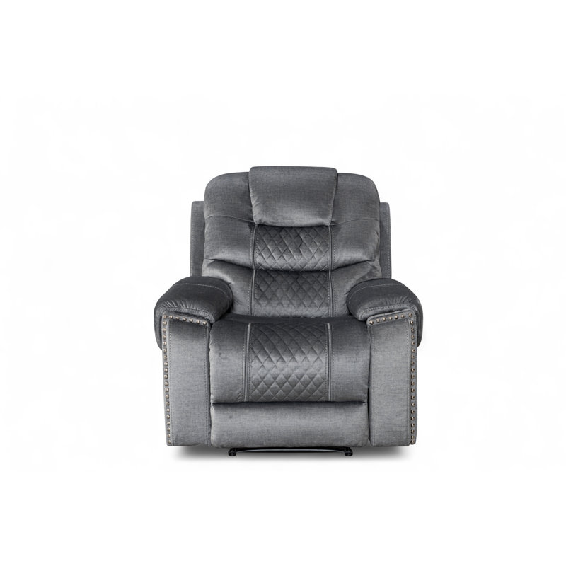 Bostin 102cm Wide Chenille Standard Recliner