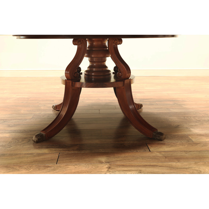  Round Mahogany Dining Table Seats 10-12 People