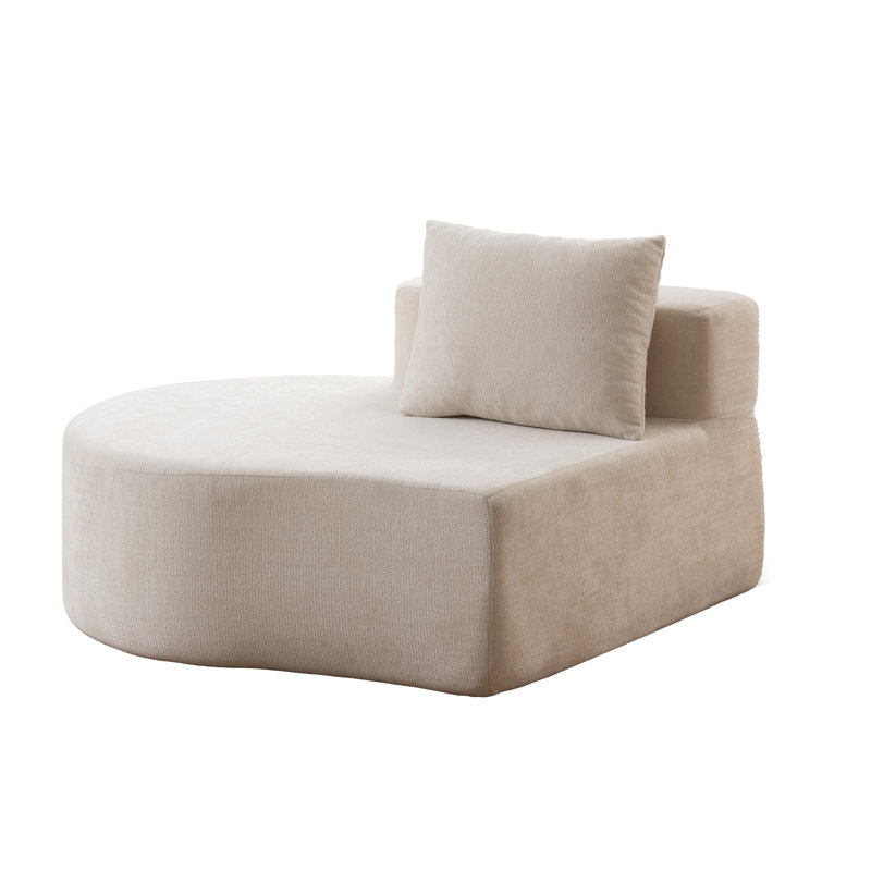 Canapé modulaire à compression Hernandes, Beige