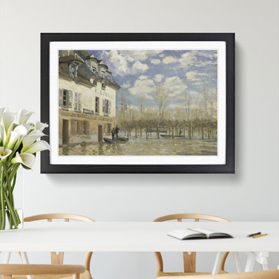 The Flood at Port-Marly by Alfred Sisley - Picture Frame Painting