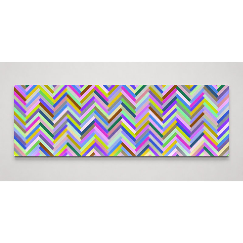 Mcguigan Herringbone - art mural sur toile panoramique, L 60 po x H 20 po