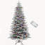 Arbre de Noël artificiel enneigé 7,5 pi