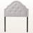 Moyd Greyish Beige Nail Head Trim Button Tufted Upholstered Twin Headboard, 25.63" H X 38.62" W X 2.09" D-1974365980
