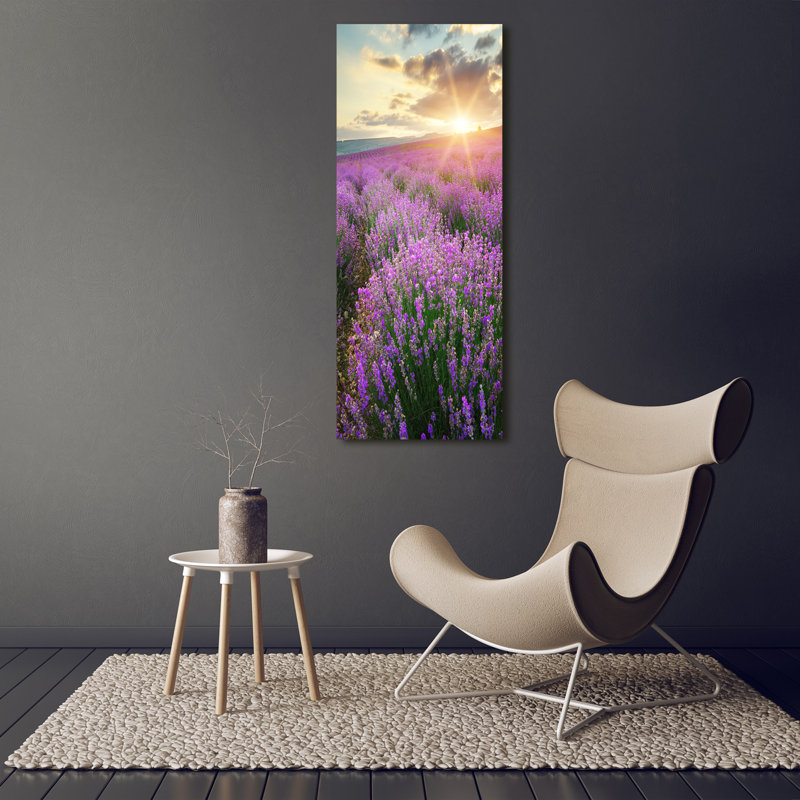 Lavender Field - Wrapped Canvas Print