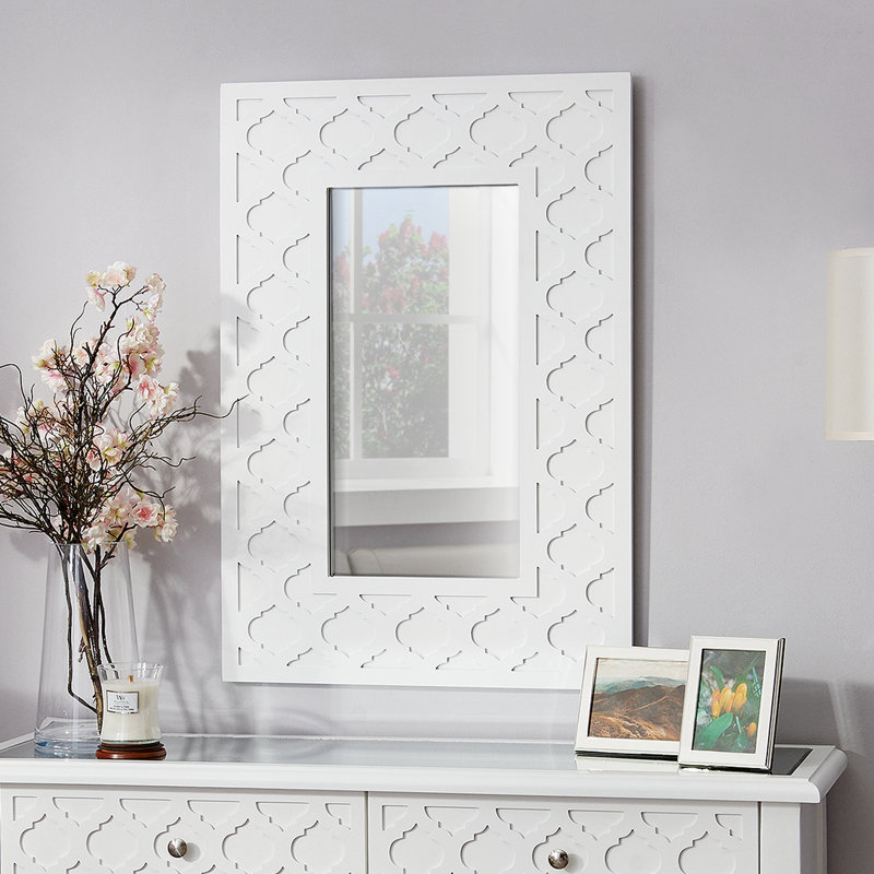 Ferentz Engineered Wood Flat Wall Mirror