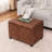 24" Faux Leather Storage Ottoman-1759431303