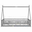 Tent-Shaped Floor Bed, With Guardrails-1043397041-1043397055