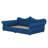 Upholstered Daybed with Built-in LED Lights and Stylish Nail Head Decoration-267063225