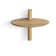 Sidekick Circle Solid Wood Floating Shelf