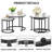 Glass Top Nesting Coffee Table-1406826883