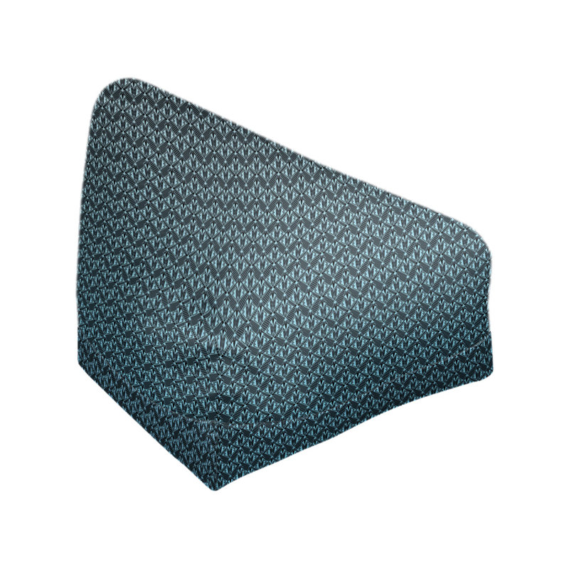 Petite chaise à sacs à billes & Leffel, H 120 po x L 31 po x P 60 po, Bleu, Rembourrage poly