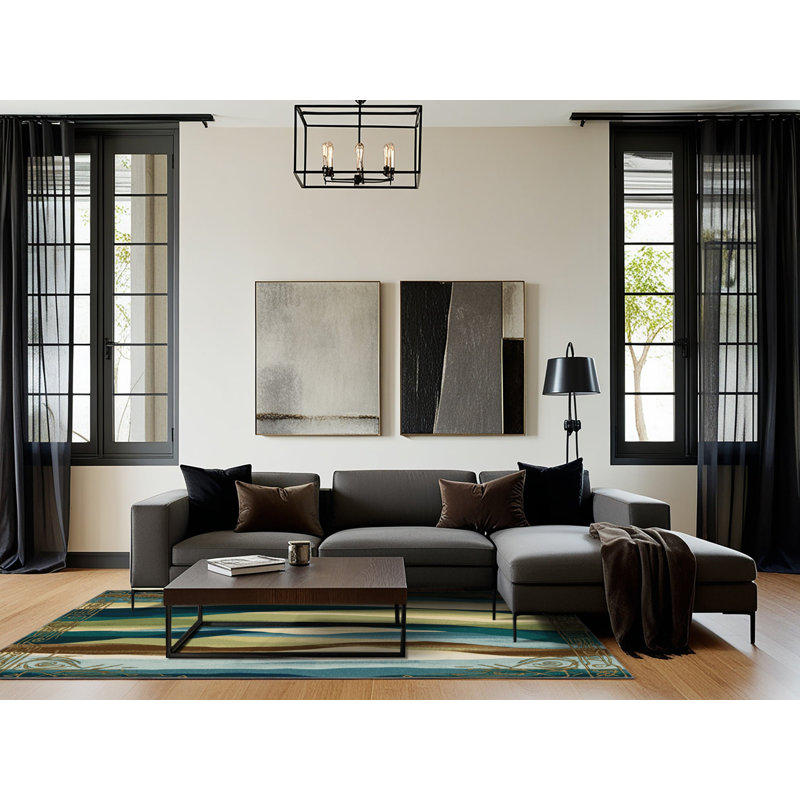 Radiant Mirage Rug, Rectangle 8' x 12'