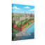 Scénario et paysages urbains Kremlin, paysage urbain avec murs rouges et dômes dorés-577539833