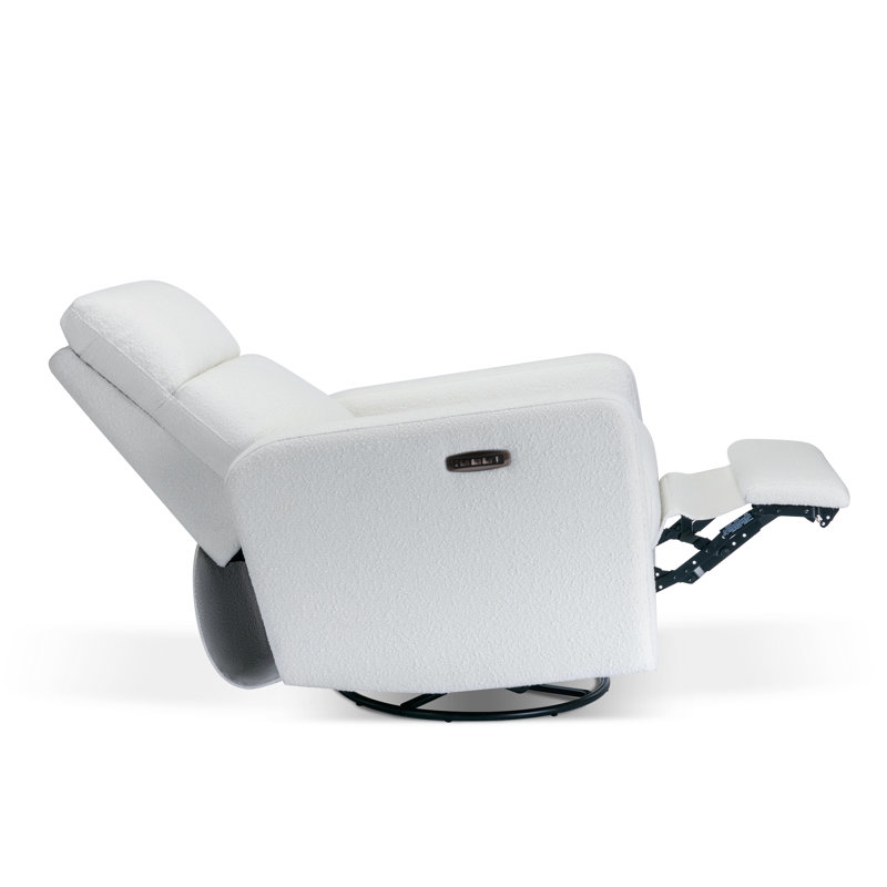 The Glider Plus Chairs, Boucle - White