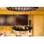 Paul 6 Bottle Hanging Wine Bottle & Glass Rack in Black