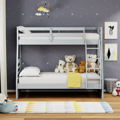 Klatt Solid Wood Twin Over Full Bunk Bed by Viv + Rae
