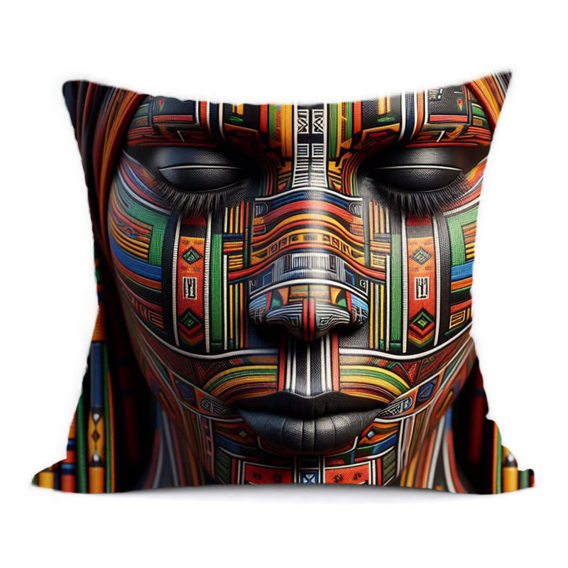Hiltop Newport Abstract Reversible Throw Pillow