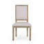 Ensemble de 2 chaises de salle à manger de style français rétro-751934807-751934801