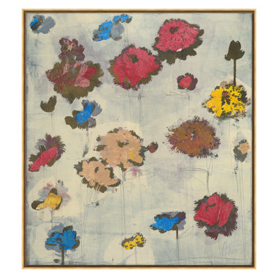 «Pop Flowers 2» par Maeve Harris - reproduction sur toile flottante