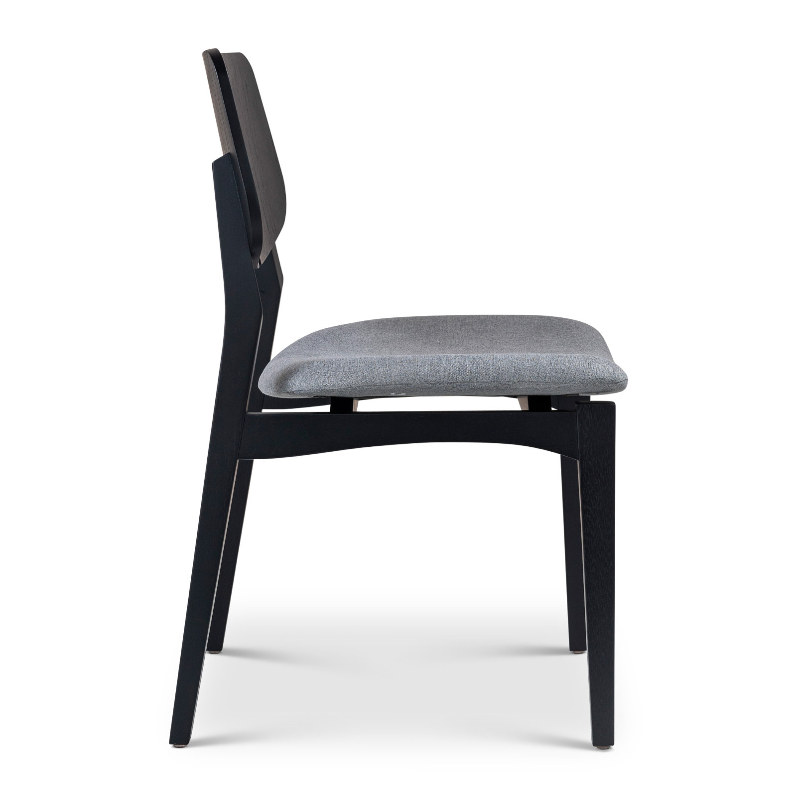 Dyron Oak Dining Chair, Essence Gray/Ebano