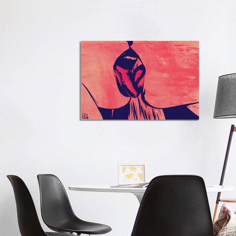 Tongues 1 Piece Wrapped Canvas Wall Art, 101.6 cm H x 66.04 cm W x 3.175 cm D