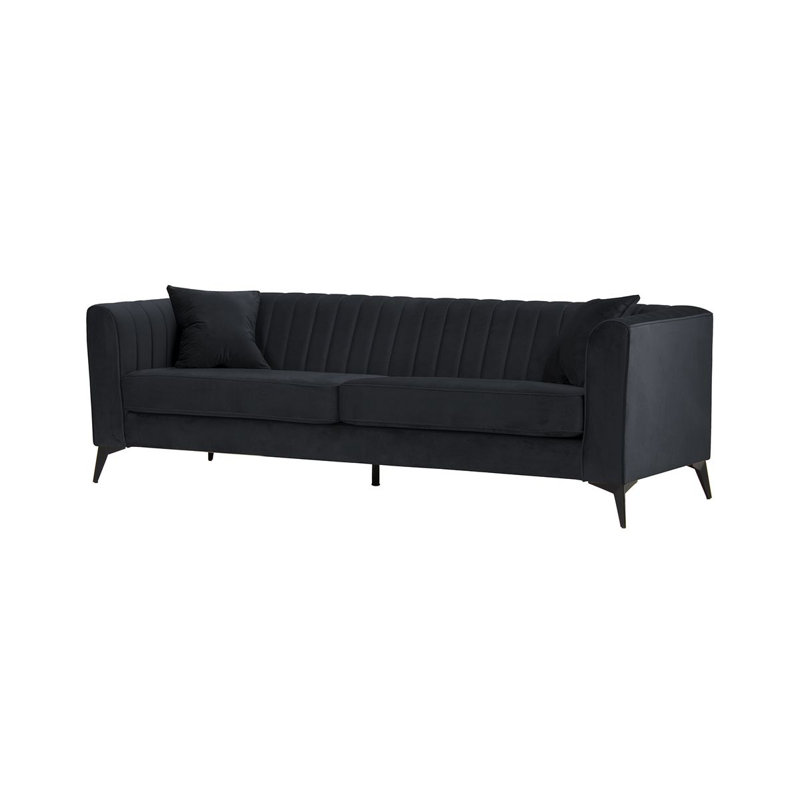 Margo 4 Seater Sofa, Black, 4