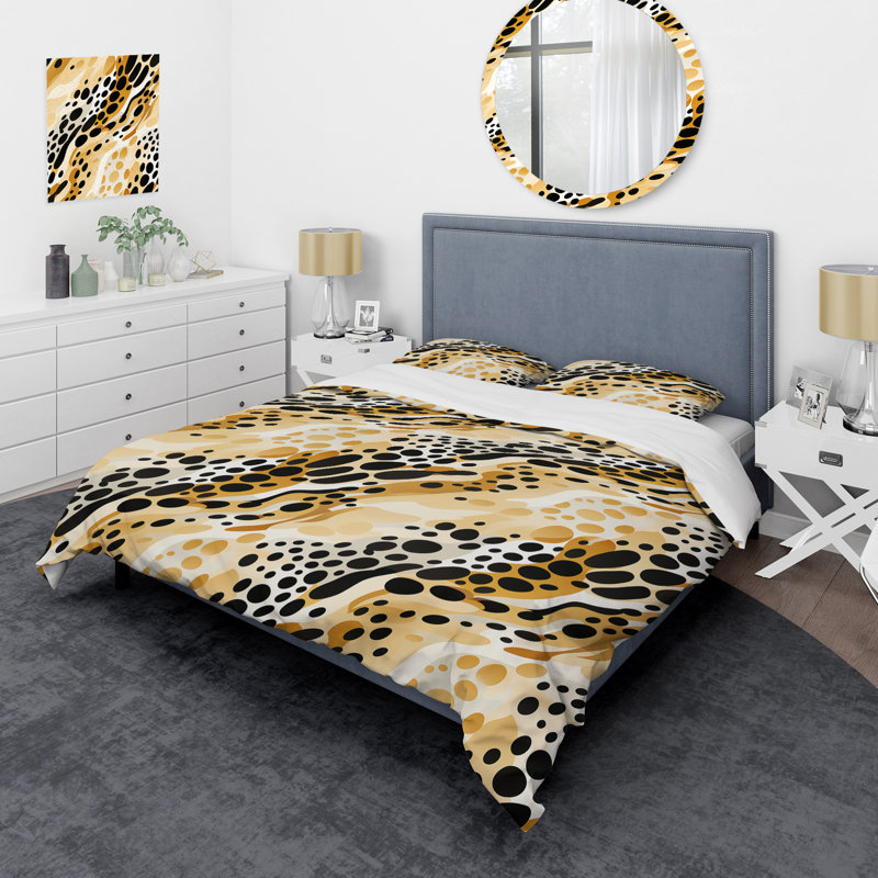 Ensemble de housse de couette Desert Mirage, Housse de couette pour très grand lit et 2 très